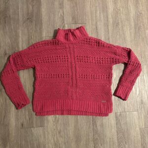 Abercrombie-fitch Women's Pink and Red Jumper